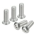 thumbnail image 1 of 1/4-20x3/4" Button Head Socket Cap Screws, 25 Pack 304 Stainless Steel Screws, 1 of 5