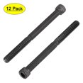 thumbnail image 1 of 1/4-20x3" Hex Socket Bolts 12.9 Grade Alloy Steel Black Oxide 12 Pack, 1 of 5