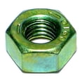 thumbnail image 1 of 1/4"-28 Green Rinsed Zinc Plated Grade 5 Steel Fine Thread Hex Nuts (719 pcs.), 1 of 1
