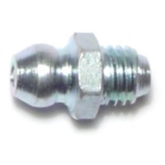 1/4"-28 Zinc Plated Steel Fine Thread Short Straight Grease Fittings (20 pcs.)