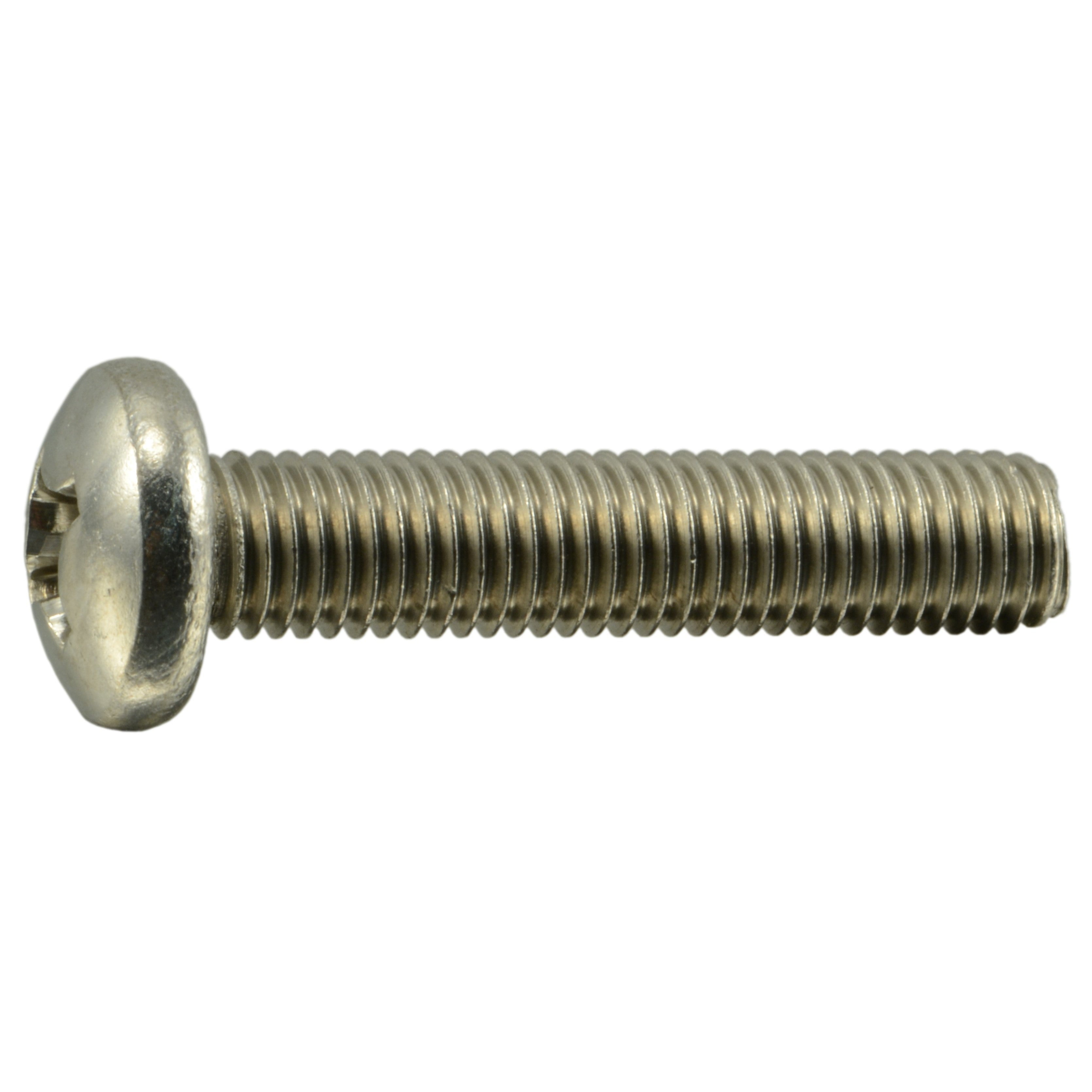 1/4"-28 x 1-1/4" 18-8 Stainless Phillips Pan Head Machine Screws (12 pcs.)