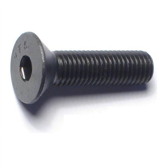 1/4"-28 x 1" Plain Steel Fine Thread Flat Head Socket Cap Screws (8 pcs.)