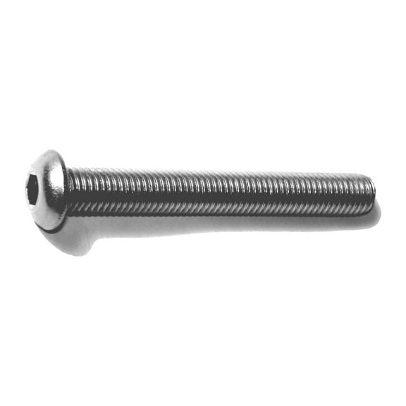 1/4"-28 x 2" 18-8 Stainless Button Head Socket Cap Screws SCBS-018 (4 pcs.)