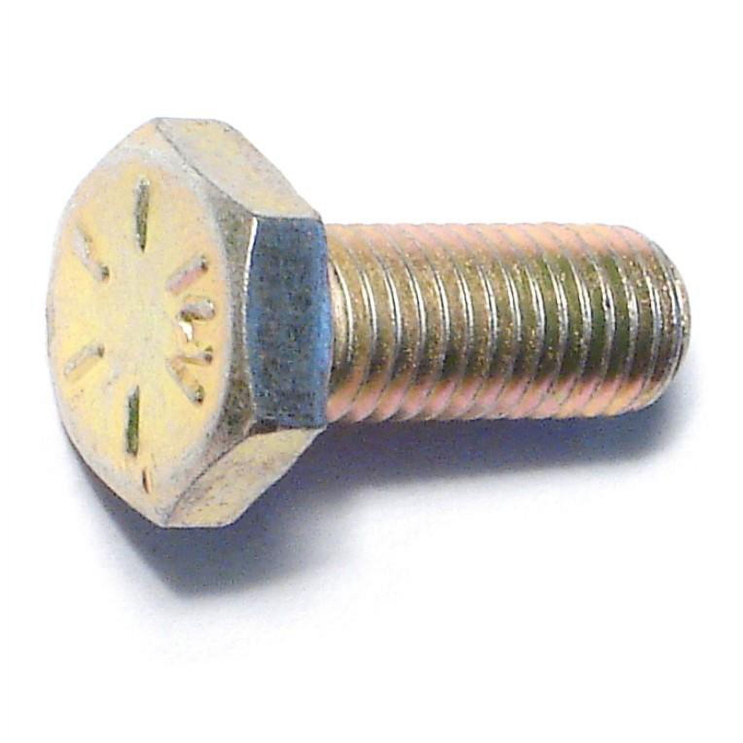 Viti Testa Esagonale In Acciaio Grado 5, Filettatura Fine 1/4-28 X 5/8, Zincate - Confezione Da 100 Pezzi