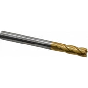 1/4, 3/4 LOC, 1/4 Shank Diam, 2-1/2 OAL, 4 Flute, Solid Carbide Square End Mill