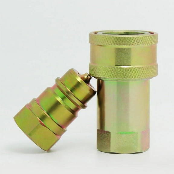 1/4 3/8 1/2 3/4 1 BSP close type hydraulic quick coupling quick couple High pressure tubing quick connector