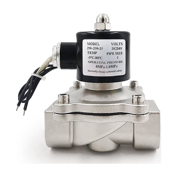 1/4" 3/8" 1/2" 3/4" 1" DN8 DN15 DN25 Stainless Steel Electric Solenoid Valve 12V 24V 220V 110V Pneumatic Valve for Water Oil Air
