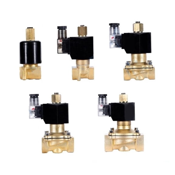 1/4" 3/8" 1/2" 3/4" 1" Normally Open N/O Electric Solenoid Valve Pneumatic Valve For Water Oil Air Fuel ,Easy to Install