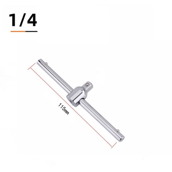 1/4 3/8 1/2 Drive Socket Wrench Extension Sliding T Bar Auto Repair Tools