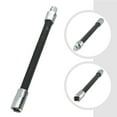 thumbnail image 1 of 1/4 3/8 1/2 Driver Flexible Long Socket Extension Rod Adapter Ratchet Wrench 1-2, 1 of 9