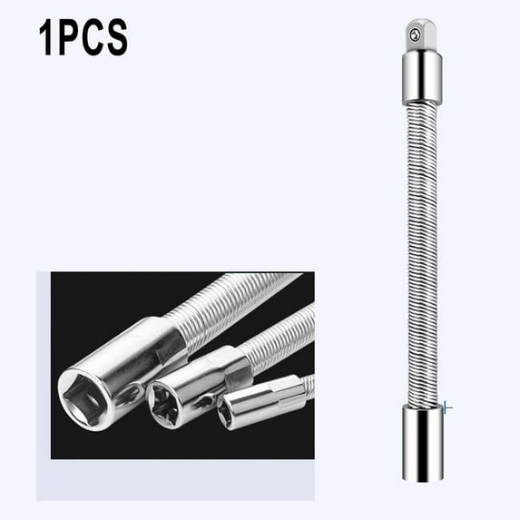 1/4" 3/8" 1/2" Driver Flexible Socket Extension Rod Adapter Ratchet Wrench