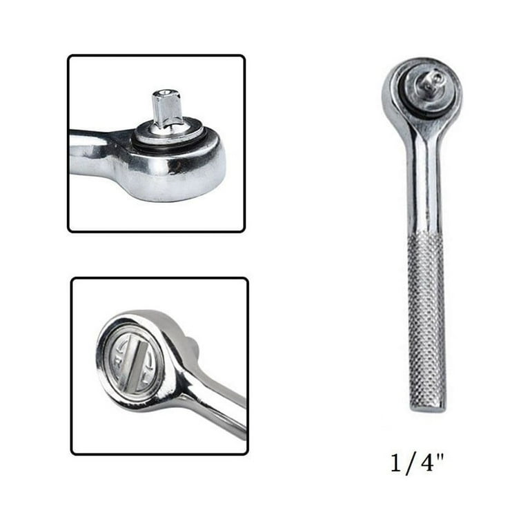 1 4 3 8 1 2 High Torque Ratchet Wrench Socket Quick Release Square Head Spanner 1 4 size