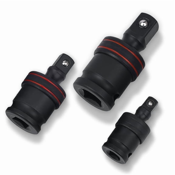 1/4" 3/8" 1/2" Inch Drive Pneumatic Wobble Socket Air Impact Universal Joint 360Swivel Socket Electric Wrench Adapter