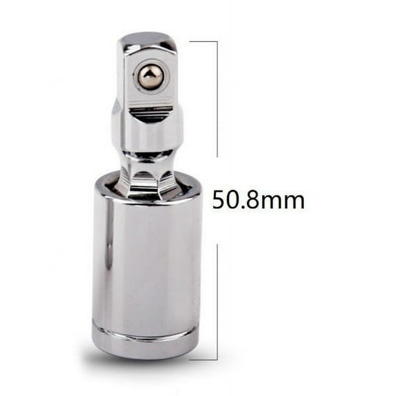 1/4" 3/8" 1/2" Joint Set 360 Degree Rotary Head Ratchet Wrench Angle Extension Bar Socket Adapter Socket Hand Tools 3/8 inch