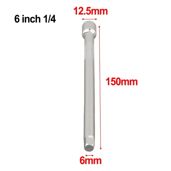 1/4 3/8 1/2 Wrench Extension Bar Socket Ratchet Sleeve Connecting Rod Steering
