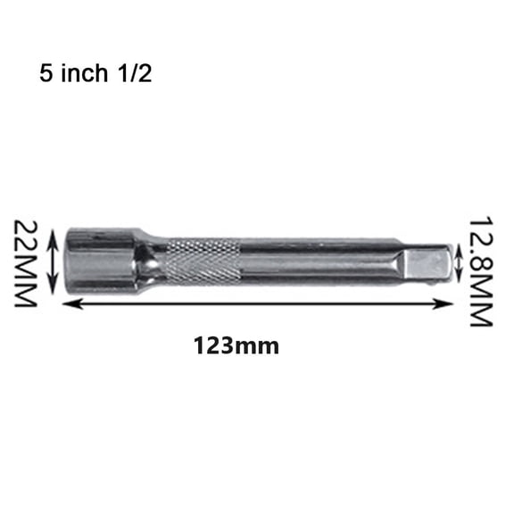 1/4 3/8 1/2 Wrench Extension Bar Socket Ratchet Sleeve Connecting Rod Steering