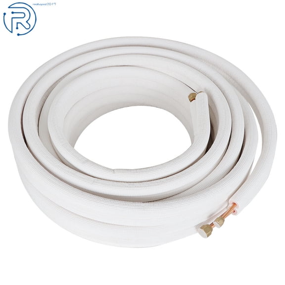 1/4" - 3/8" 50FT Full Copper Piping Install Kit For Mini Split Heat Pump Systems