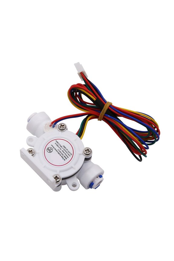 1/4" 3/8" Quick TDS Water Flow Sensor 1.75MPa Hall Sensor PE Pipe Turbine Flowmeter DC5~18V Water Quality Inspection Sensor