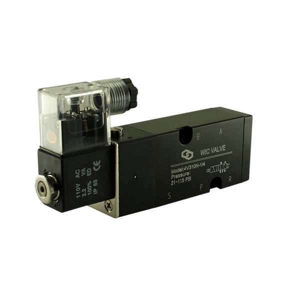 1/4" 4 Way 2 Position Namur Mount Directional Control Solenoid Air VALVES 24V DC