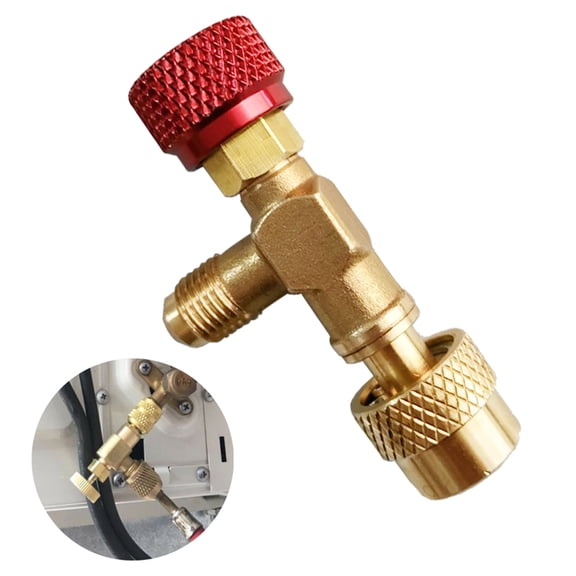 1/4''-5/16'' Flow Control Valve for Refrigerant Charging Hose R410A