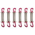 thumbnail image 1 of 1/4/5/6/10Pcs Stainless Steel Tent Wind Proof Rope Buckle Fixing Spring Buckles, 1 of 21