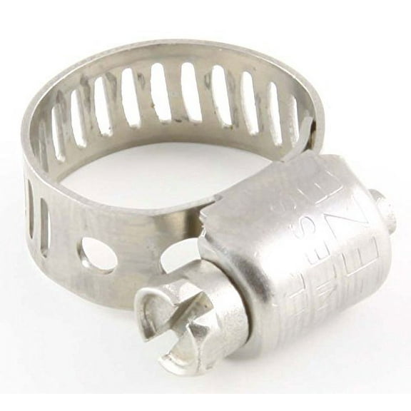 1/4" - 5/8" Harsh-Environment Worm-Drive Hose Clamps, SAE 4 Mini - (pack of 10)