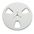 thumbnail image 1 of 1/4 5 Inch Empty Tape Reel Aluminum Alloy 3 Hole Opening Machine Part Recording Takeup Reel, 1 of 8