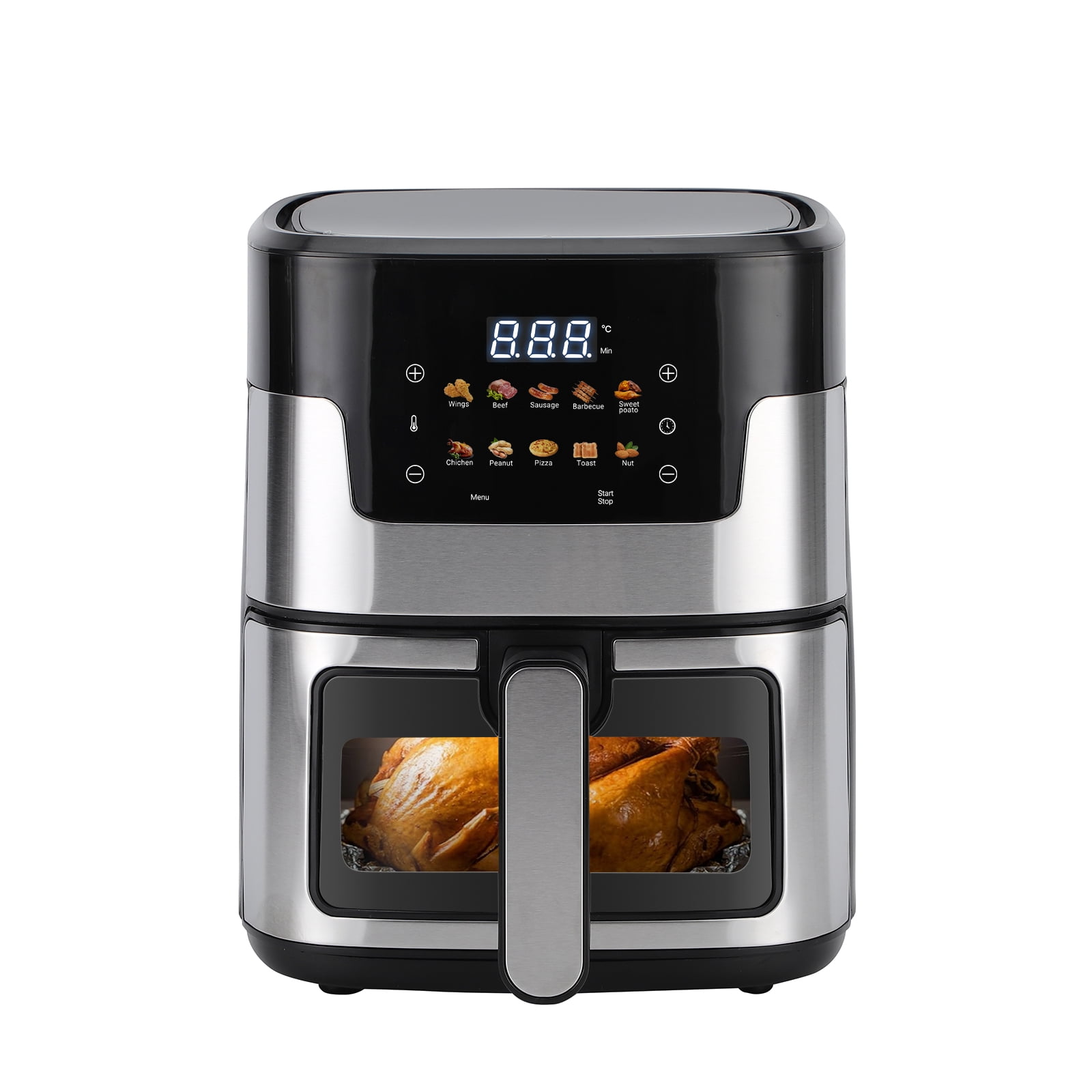 1. 4.5L Digital Air Fryer with Touch Screen, 10 Preset Modes, 360° Air Circulation for Oil-Free Cooking