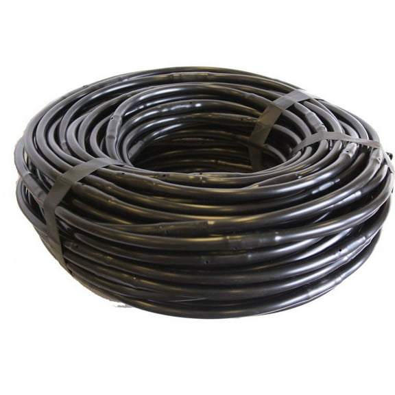 1/4" 6" Inline 1/2 Gallon Per Hour Dripper Tube Roll, 100ft
