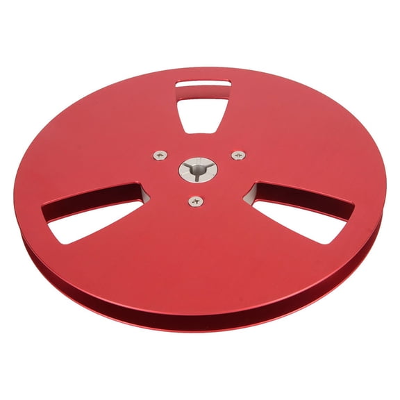 1/4 7 Inch 3 Holes Blank Tape Reel For Teac For Reel To Reel Tape (Red)