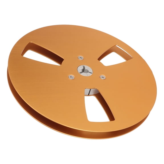 1/4 7 Inch Empty Reel Universal 3 Holes Aluminum Alloy Opening Machine Part Takeup Reel for Recording Studio