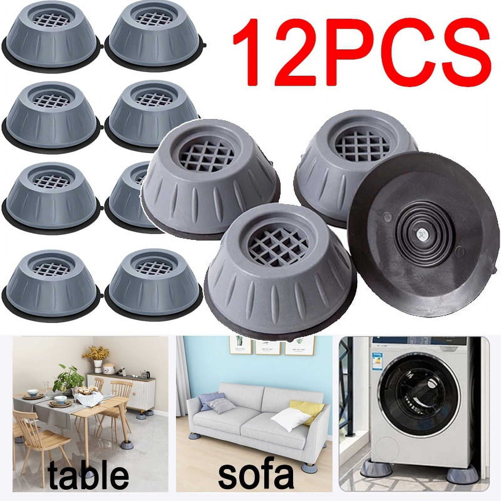 1/4/8/12 Pcs Universal Anti-Vibration Feet Pads Washing Machine Rubber Mat Anti-Vibration Pad Dryer Refrigerator Base Fixed Non-Slip Pad