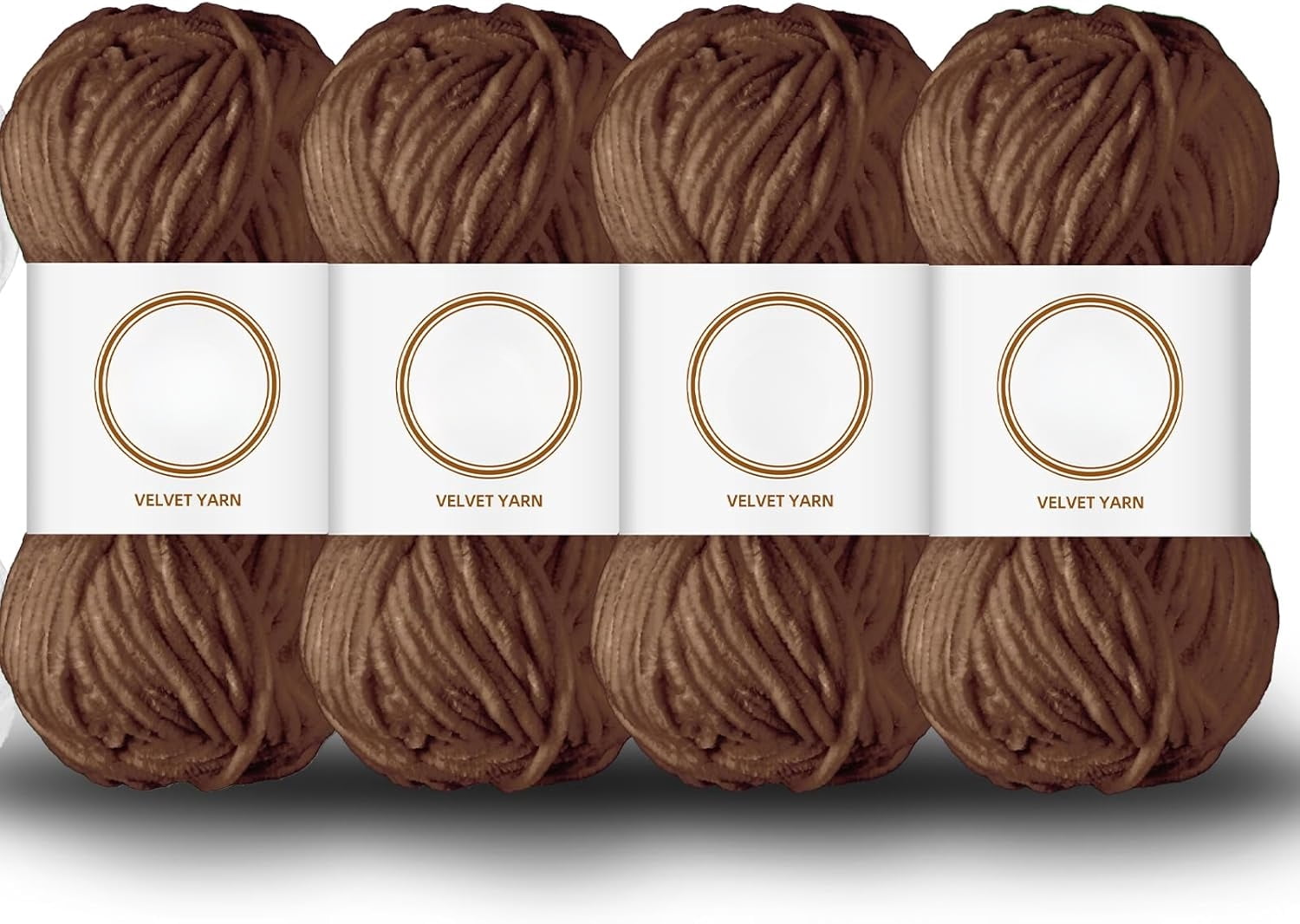 1/ 4/ 8 skeins 6mm 3.5 Oz/Skein Soft Chenille Yarn Velvet Yarn Blanket Yarn for Knitting Fancy Yarn for Crochet Weaving, DIY Bulky Weaving Crafts Making Blankets, Clothes