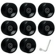 1/4/8Pcs Builtin Sleeve Skate Wheels with Wrench Bearings 78A Hardness