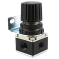 thumbnail image 1 of 1/4" Air Compressor In Line Compressed Air Regulator Mini with Wall Mount Bracket, 1 of 3