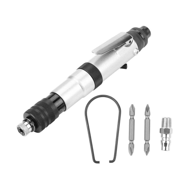 1/4 Air Straight Pneumatic Screwdriver, 1000RPM Handhold Pneumatic Screwdriver ,Lightweight Design