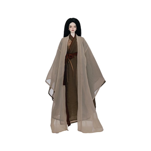 1/4 BJD Doll Morty B - 45cm Wuxia Martial Artist Bubo Ball Jointed Resin Body Full Set