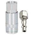 thumbnail image 1 of 1/4" BSP Air Fitting Female Coupler Female Thread & Male Plug Female Thread, 1 of 1