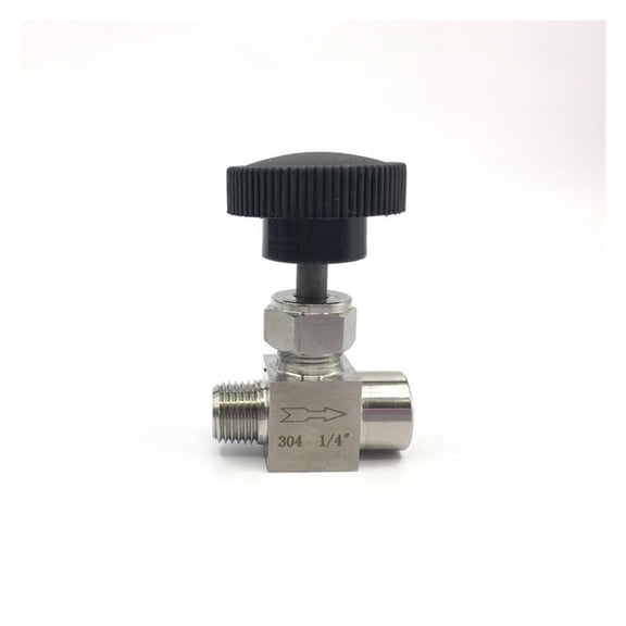 1/4" BSP NPT Male To Female Needle Valve Crane 304 Stainless Steel Flow Control Water Gas Oil Propane ,Offering Precision and Performance