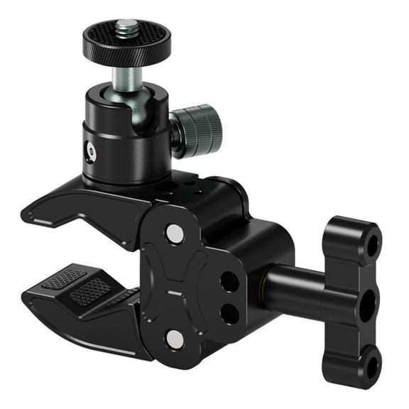 1/4 Ball Head Universal Photography Gimbal Metal Crab Claw Multifunction Sports Camera Strong Clamp Gimbal Bracket
