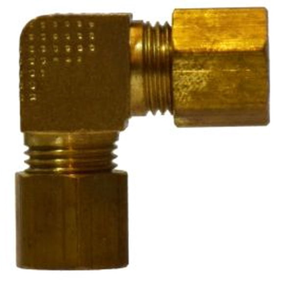 1/4 Barstock Compression Elbow