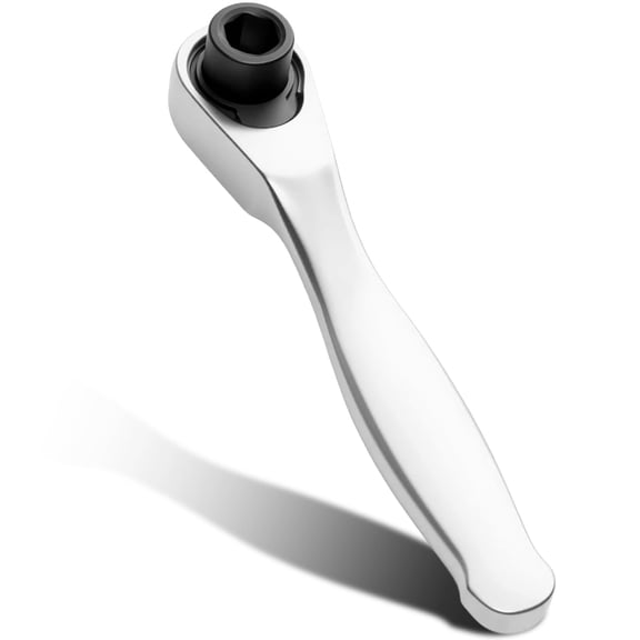 1/4 Bit Driver Ratchet, 72-Tooth Mini Ratchet Wrench Set, Low-Profile 1" Head,