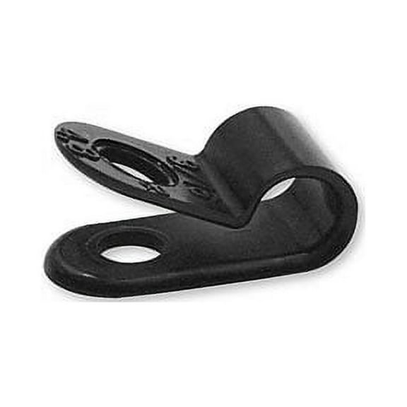 1/4" Black Heavy Duty Cable Clamp 1/2" wide, 100/bag, CC5-1/4-0C