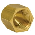thumbnail image 1 of 1/4" Brass Flare Cap,PartNo F40019 JonesStephens, 1 of 2