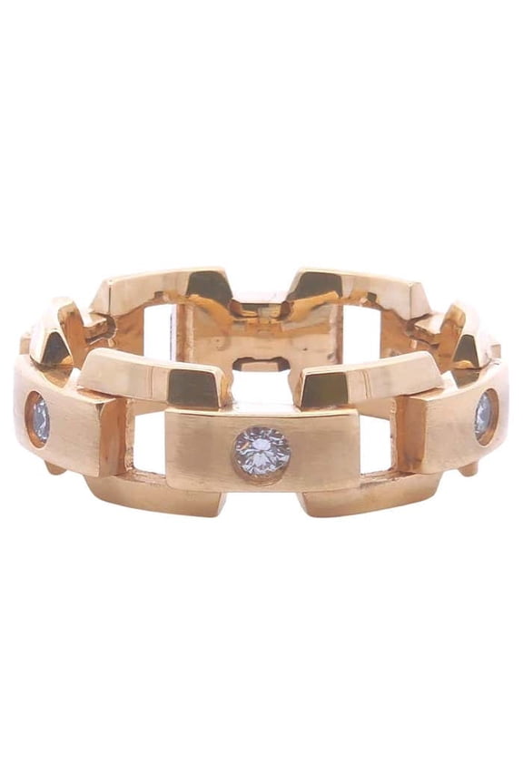 1/4 Carat Bezel Gents Ring in 14k Gold