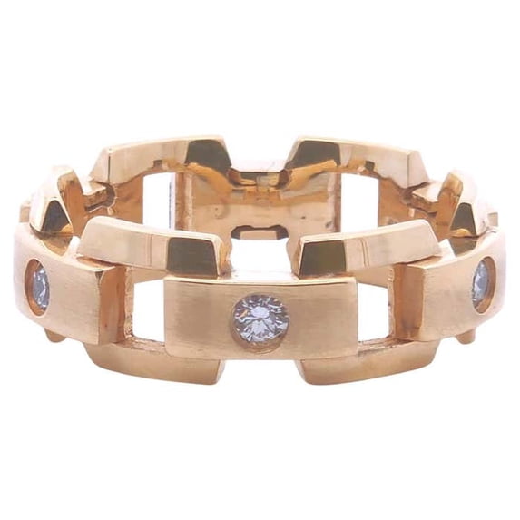 1/4 Carat Bezel Gents Ring in 14k Gold