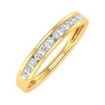 thumbnail image 1 of 1/4 Carat Channel Set Diamond Wedding Band Ring in 14K Yellow Gold (Ring Size 6.5), 1 of 6