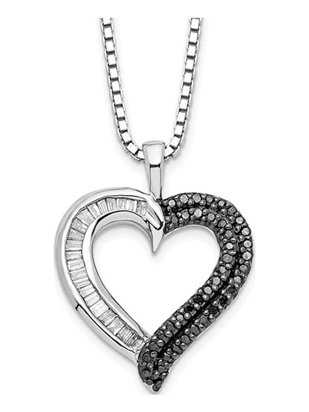 Tiffany Etoile Platinum Diamond Heart Pendant Necklace