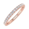 thumbnail image 1 of 1/4 Carat Diamond Anniversary Wedding Band in 14K Rose Gold (Ring Size : 7) (I1-I2 Clarity), 1 of 6