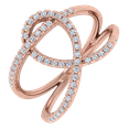 thumbnail image 1 of 1/4 Carat Diamond Ring in 14K Rose Gold(Ring Size 9.25) (SI1-SI2 Clarity), 1 of 5